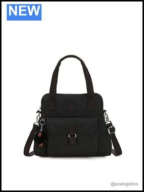 Kipling Pahneiro Handbag Nylon Top-Handle Trapezoid Shoulder Bag with Zipper